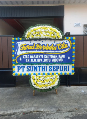 Papan Bunga Duka di Siempat Nempu Hilir