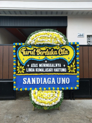 Papan Bunga Duka di Siempat Nempu Hilir
